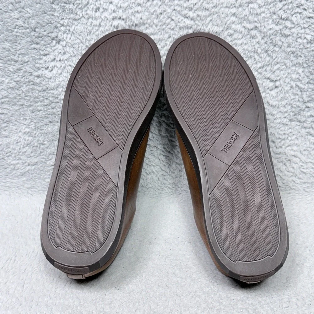 Thursday Premier Low Top Mens Size 12.5 Sneaker Shoes Tan Brown Leather